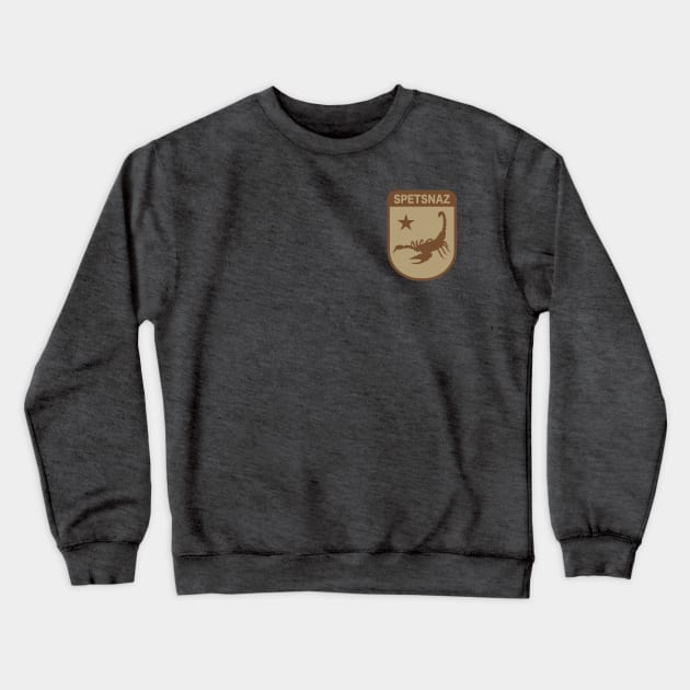 Spetsnaz Scopion (Small logo) Crewneck Sweatshirt by TCP